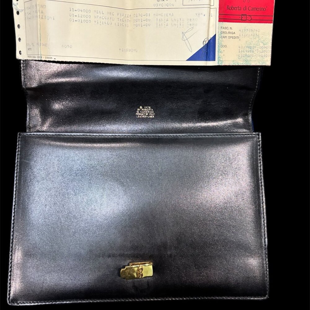 Roberta di Camerino Multicolored Velvet & Leather Shoulder Bag - Picture 5 of 9